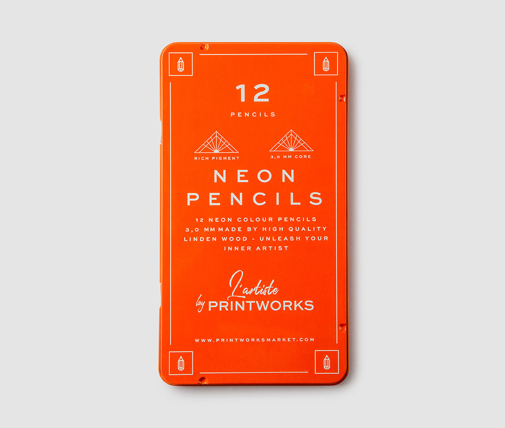 8 Neon Colored Pencils-neon Colored Pencil Set 