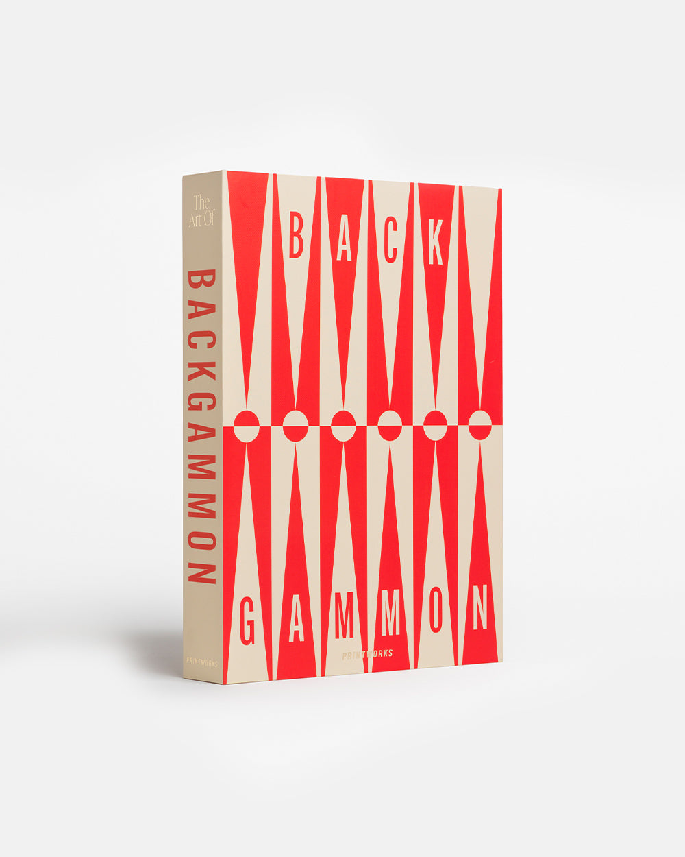 Art of Backgammon, Red/Cream