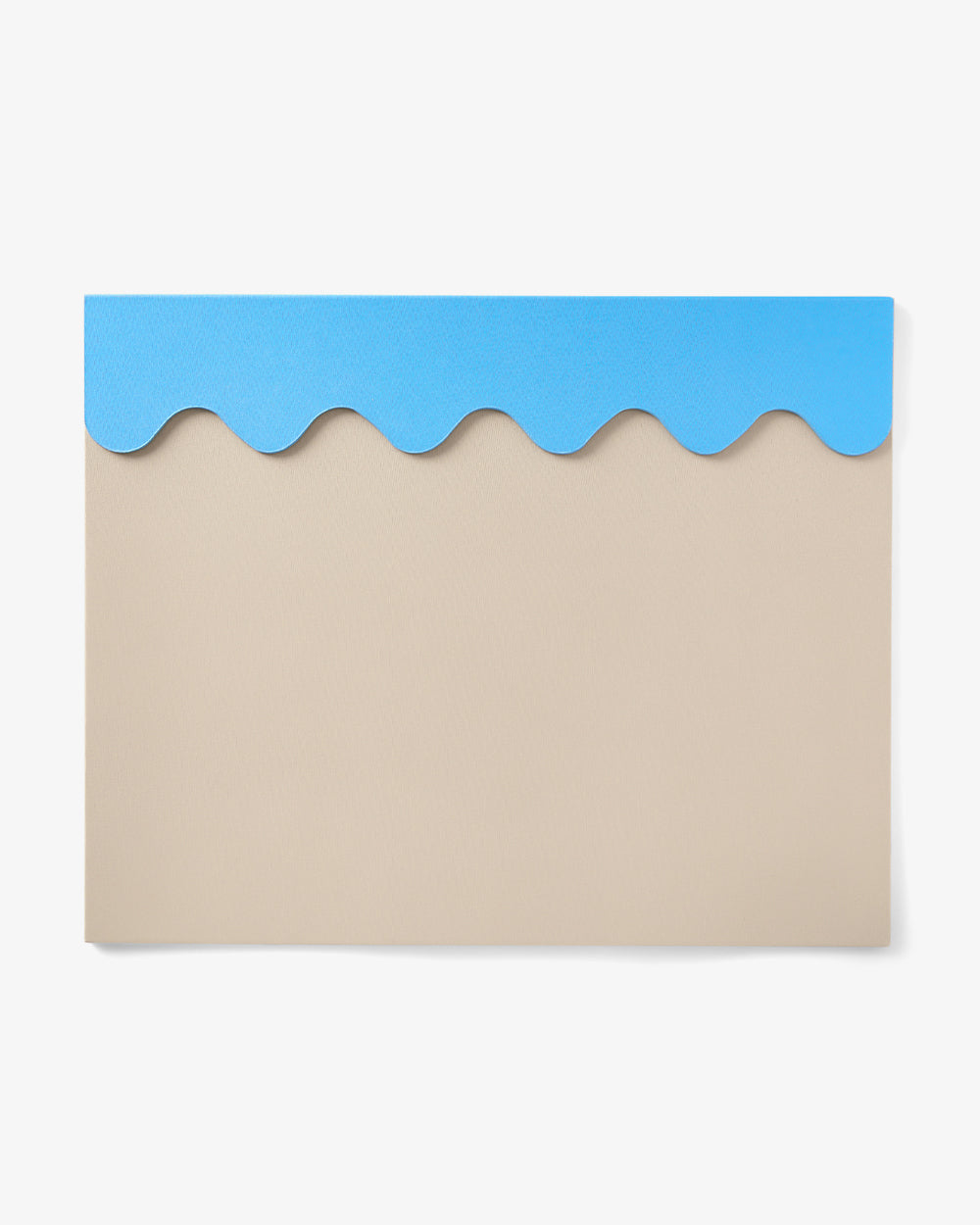 Desk Pad, Beige/Blue