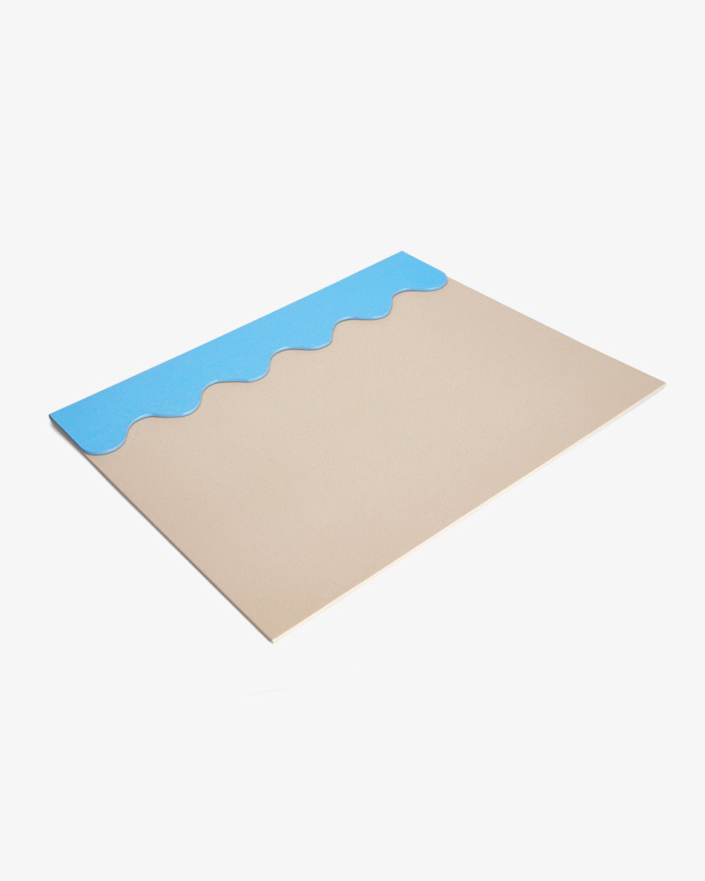 Desk Pad, Beige/Blue