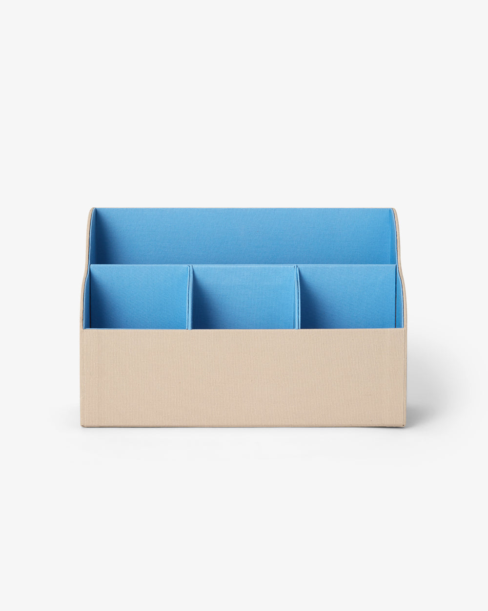 Desktop Organizer, Beige/Blue