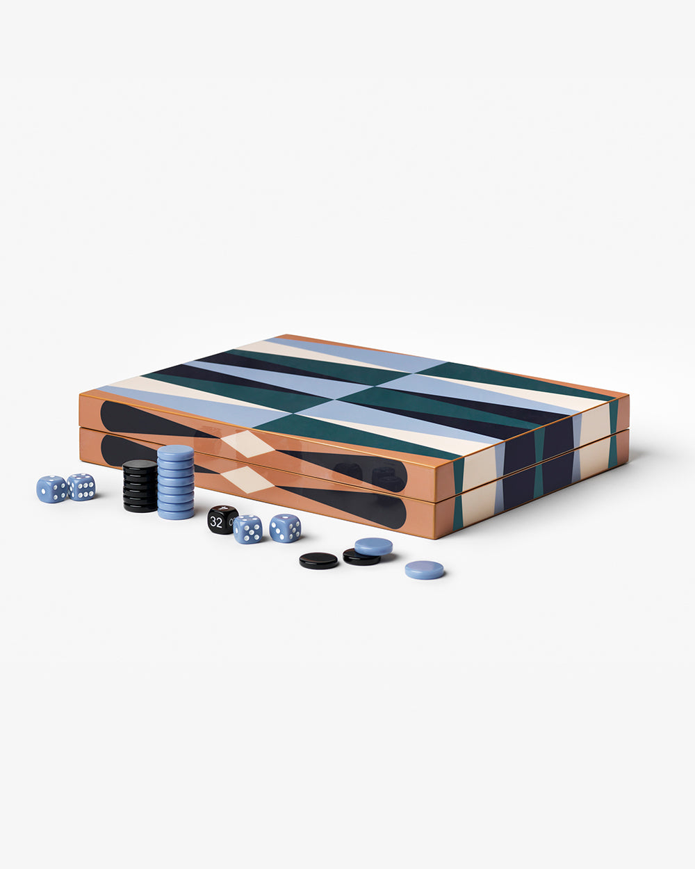 Lacquered Backgammon