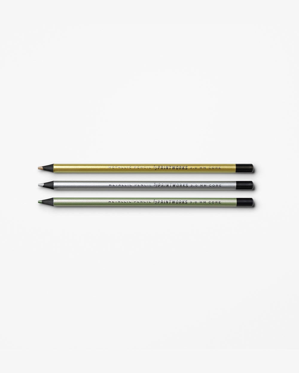 Pencils, Metallic, 3-pack