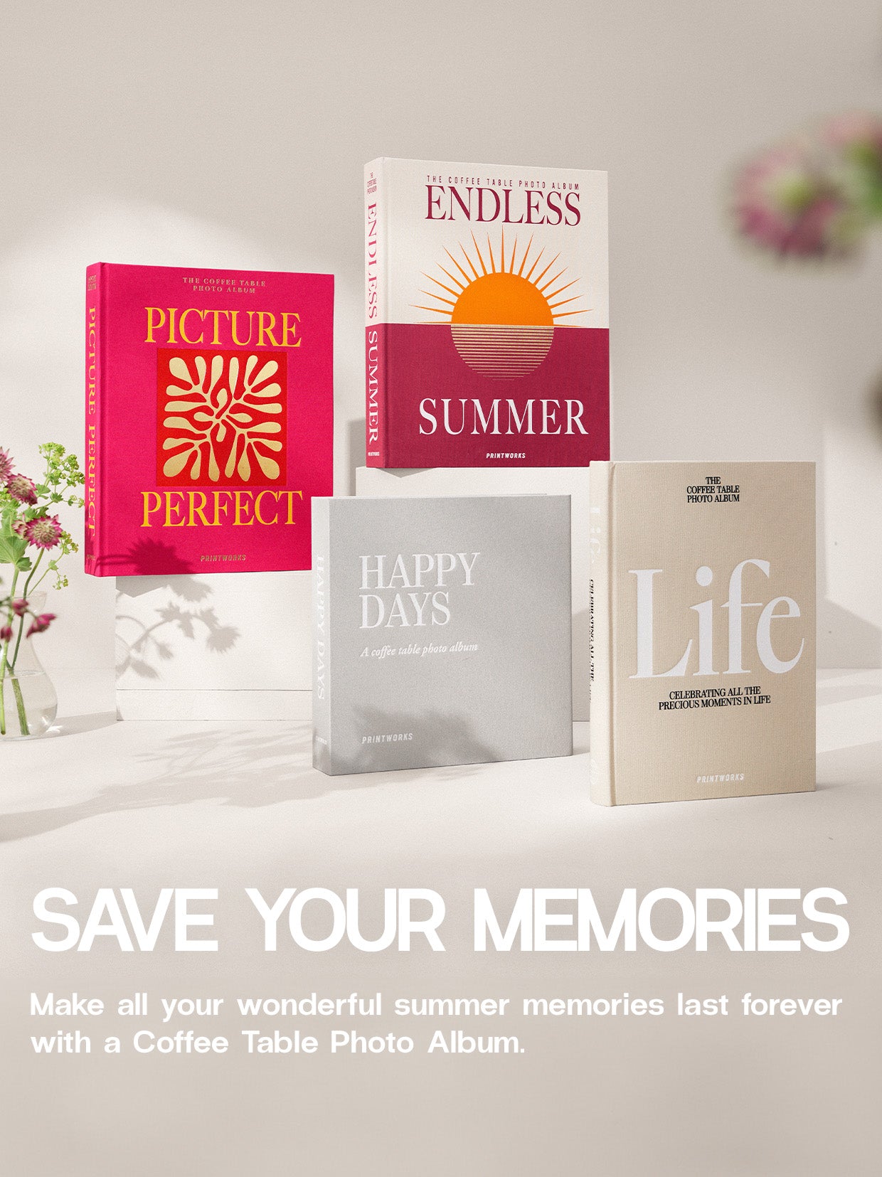 Coffee Table Photo Albums, Board Games, Portable Fans & Decoration. –  Printworksmarket