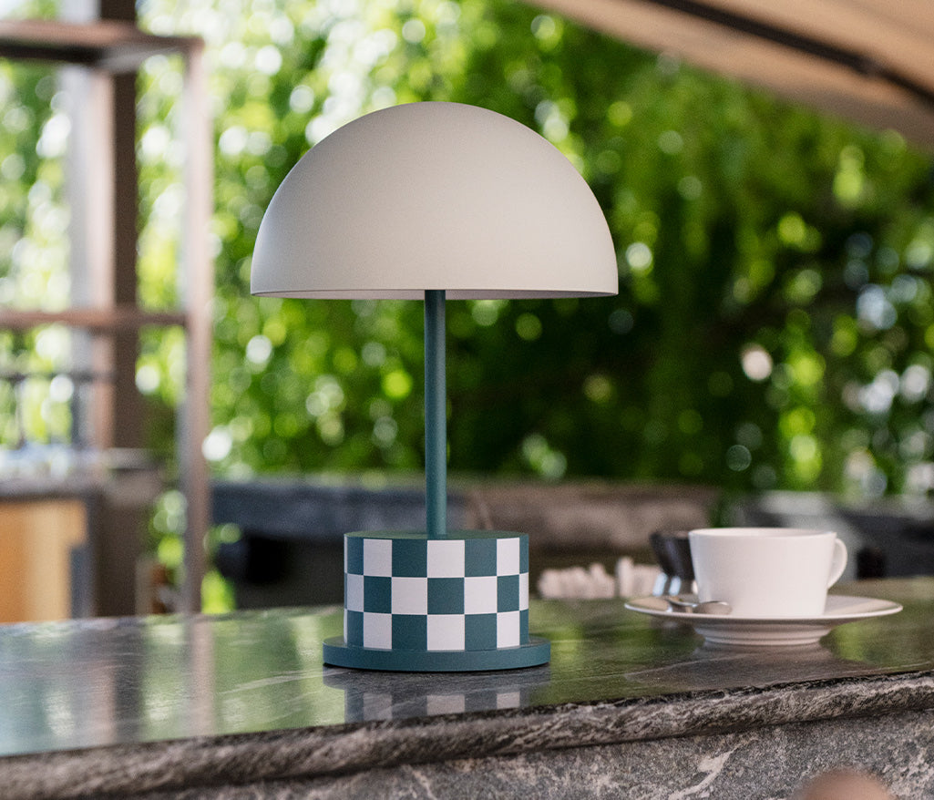 Portable Lamp - Riviera, Checkered