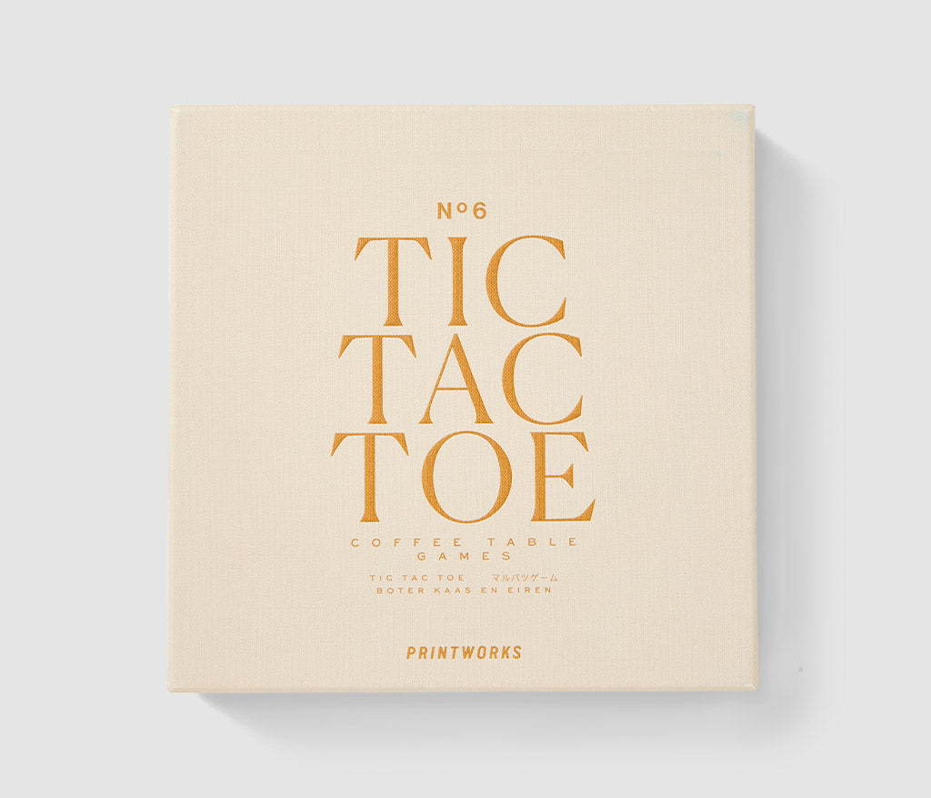 Tic Tac Toe, Classic Beige