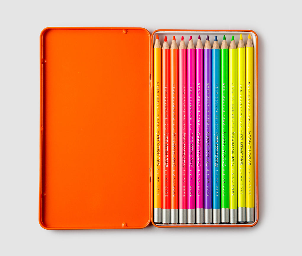 12 Color pencils - Neon