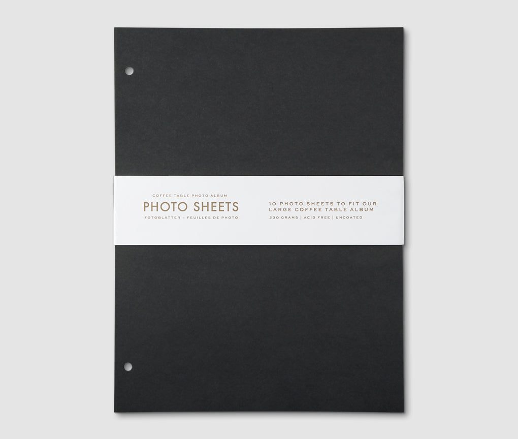 Photo paper - Large Black (10-pack)