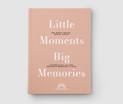 Printworks Bookshelf Photo Album - Little Moments Big Memories Cream