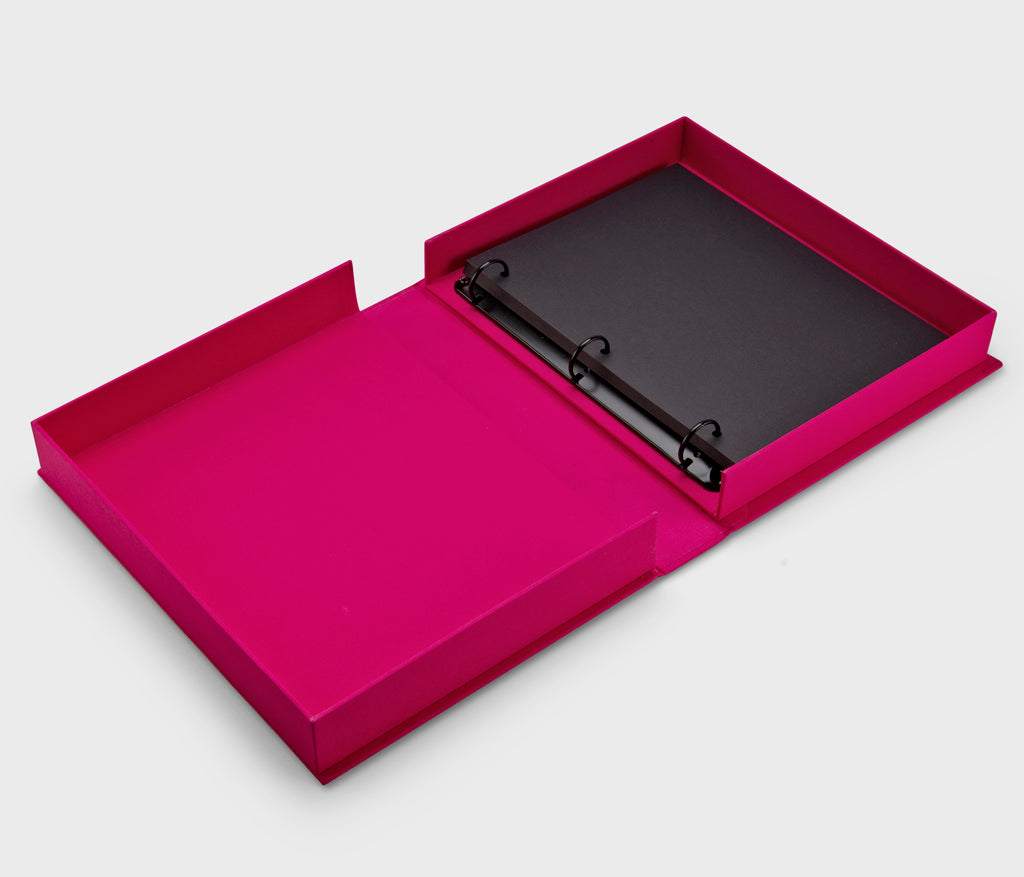  3 Inch Photo Album, Fashionable 208 Pocket Fine Workmanship  Lightweight Photo Album for Tickets (Pink) : Office Products